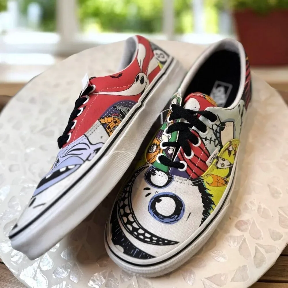 Vans Era Halloweentown Nightmare Before Christmas Shoes (Men 9.5/ Women 11) RARE